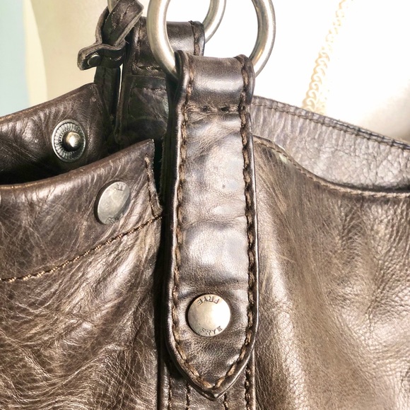 Frye Melissa Leather Tote Shoulder Bag - Picture 6 of 9